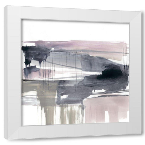 Blush Plane II White Modern Wood Framed Art Print by Goldberger, Jennifer
