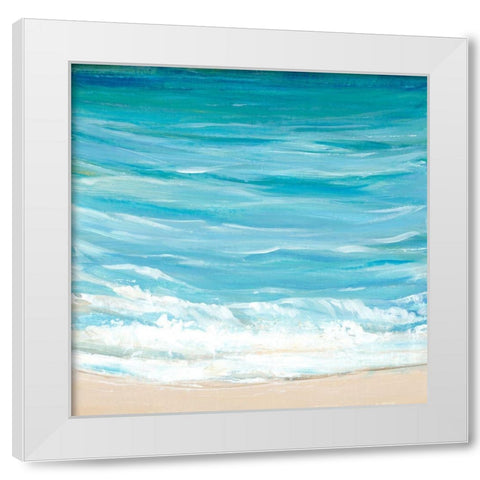 Sea Breeze Coast I White Modern Wood Framed Art Print by OToole, Tim