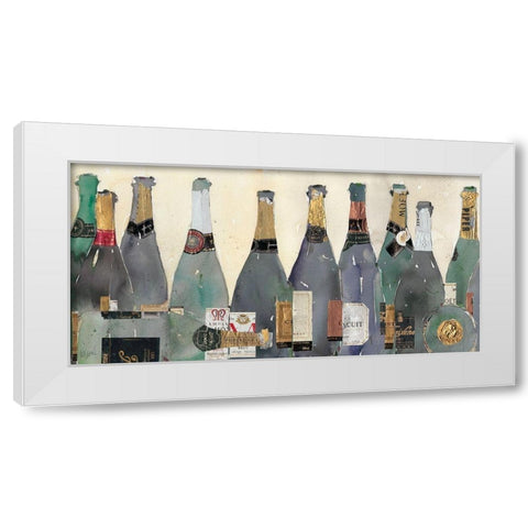 Uncorked II White Modern Wood Framed Art Print by Dixon, Samuel