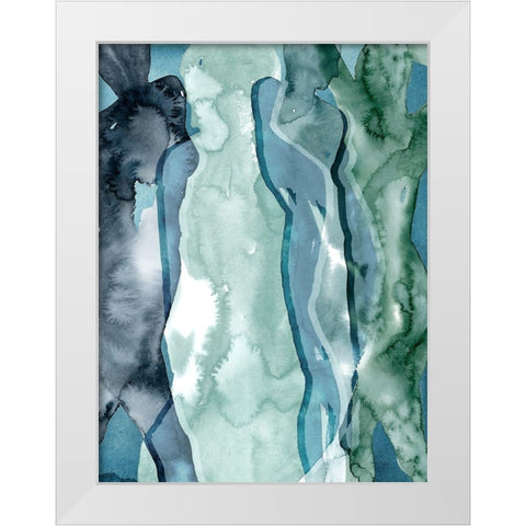 Water Women I White Modern Wood Framed Art Print by Popp, Grace