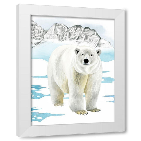 Arctic Animal II White Modern Wood Framed Art Print by Popp, Grace