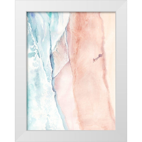 Breakthrough II White Modern Wood Framed Art Print by Parker, Jennifer Paxton