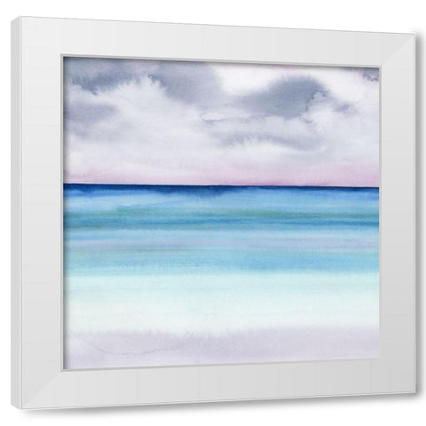 Twilight Sands II White Modern Wood Framed Art Print by Popp, Grace