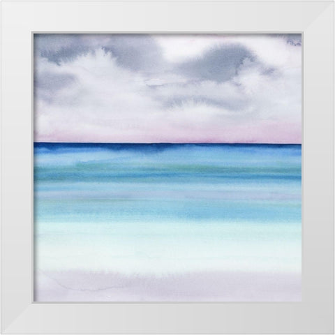 Twilight Sands II White Modern Wood Framed Art Print by Popp, Grace