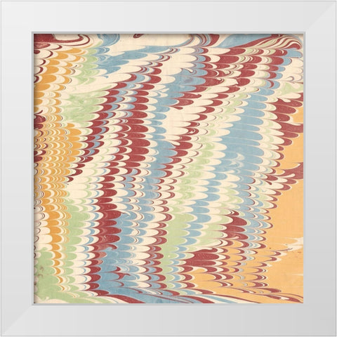 Florentine IX White Modern Wood Framed Art Print by Unknown