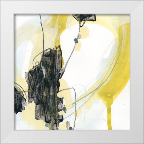 Conduit IV White Modern Wood Framed Art Print by Vess, June Erica