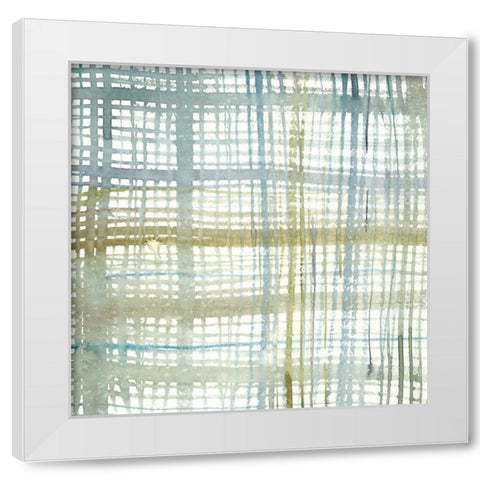 Woodbine IV White Modern Wood Framed Art Print by Zarris, Charliklia