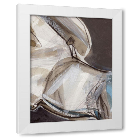 Horse Abstraction III White Modern Wood Framed Art Print by Parker, Jennifer Paxton