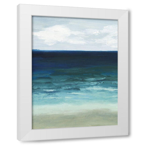 Sandfiddler Drive I White Modern Wood Framed Art Print by Popp, Grace