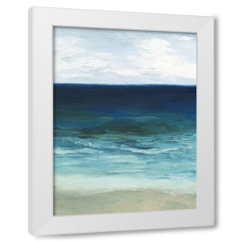 Sandfiddler Drive II White Modern Wood Framed Art Print by Popp, Grace