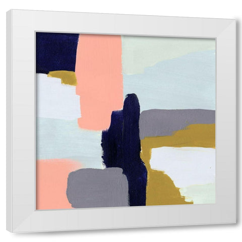 Languid II White Modern Wood Framed Art Print by Borges, Victoria