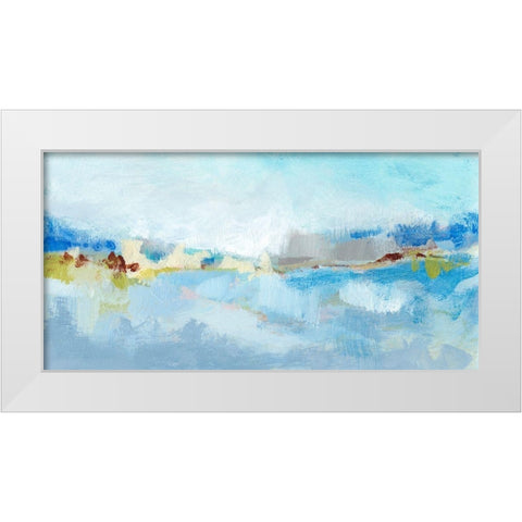 Sea Breeze Landscape II White Modern Wood Framed Art Print by Long, Christina