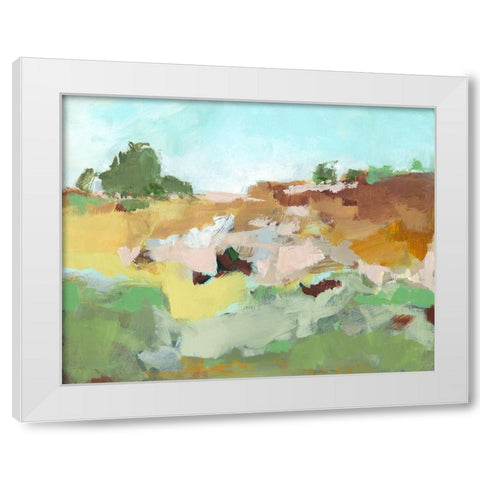 Summer Walk I White Modern Wood Framed Art Print by Long, Christina