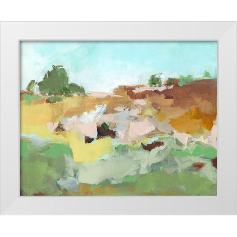 Summer Walk I White Modern Wood Framed Art Print by Long, Christina