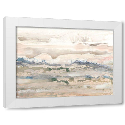 High Desert II White Modern Wood Framed Art Print by Stramel, Renee W.