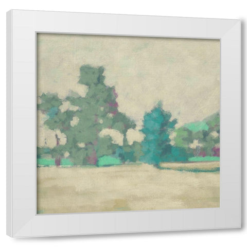 Surround Scape I White Modern Wood Framed Art Print by Zarris, Chariklia