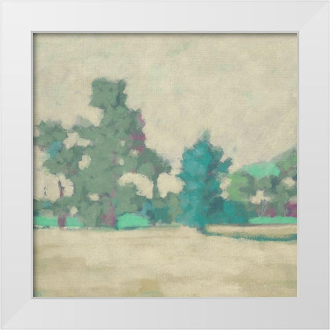 Surround Scape I White Modern Wood Framed Art Print by Zarris, Chariklia