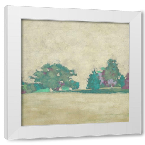 Surround Scape II White Modern Wood Framed Art Print by Zarris, Chariklia