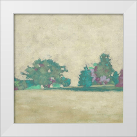 Surround Scape II White Modern Wood Framed Art Print by Zarris, Chariklia