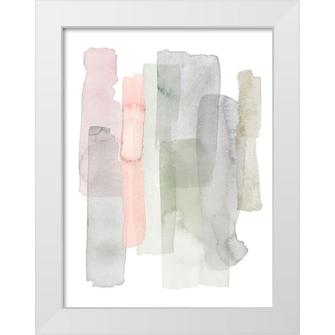 Sorbet Falls II White Modern Wood Framed Art Print by Popp, Grace