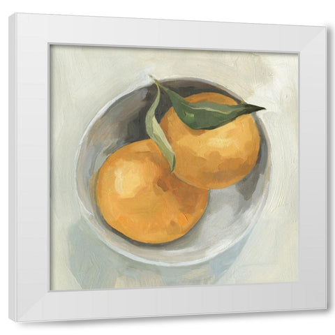 Fruit Bowl II White Modern Wood Framed Art Print by Scarvey, Emma