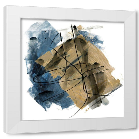 Blue Crew I White Modern Wood Framed Art Print by Parker, Jennifer Paxton