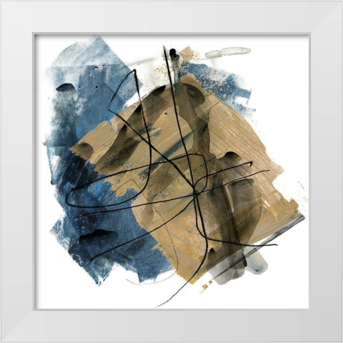 Blue Crew I White Modern Wood Framed Art Print by Parker, Jennifer Paxton