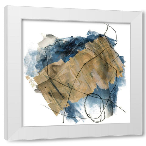 Blue Crew II White Modern Wood Framed Art Print by Parker, Jennifer Paxton