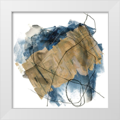 Blue Crew II White Modern Wood Framed Art Print by Parker, Jennifer Paxton