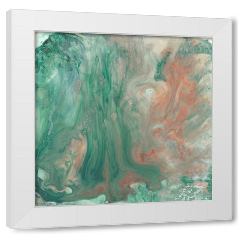Greenbriar I White Modern Wood Framed Art Print by Stramel, Renee W.