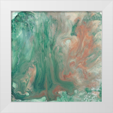 Greenbriar I White Modern Wood Framed Art Print by Stramel, Renee W.