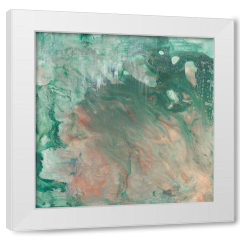 Greenbriar II White Modern Wood Framed Art Print by Stramel, Renee W.