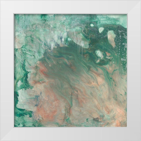 Greenbriar II White Modern Wood Framed Art Print by Stramel, Renee W.