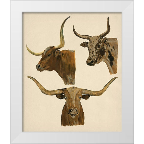 Wild World III White Modern Wood Framed Art Print by Wang, Melissa