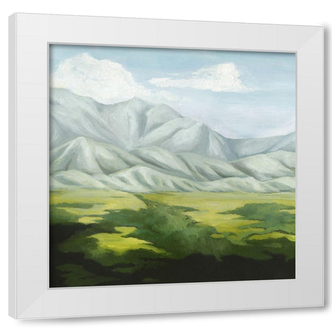 Deep Valley I White Modern Wood Framed Art Print by Popp, Grace