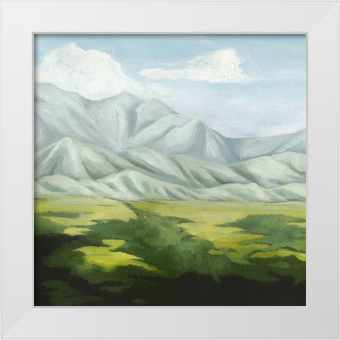 Deep Valley I White Modern Wood Framed Art Print by Popp, Grace