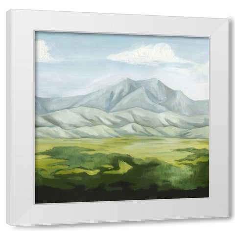 Deep Valley II White Modern Wood Framed Art Print by Popp, Grace