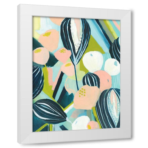 Glow Garden II White Modern Wood Framed Art Print by Popp, Grace