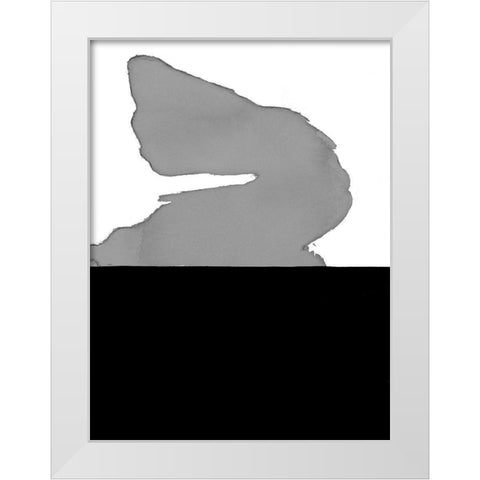 Cumulus I White Modern Wood Framed Art Print by Delamater, Rob