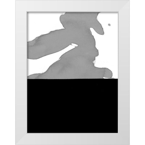 Cumulus II White Modern Wood Framed Art Print by Delamater, Rob
