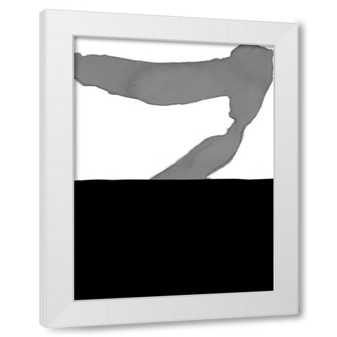Cumulus III White Modern Wood Framed Art Print by Delamater, Rob