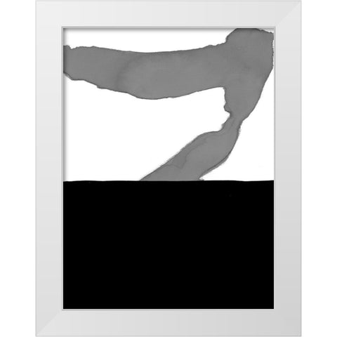 Cumulus III White Modern Wood Framed Art Print by Delamater, Rob