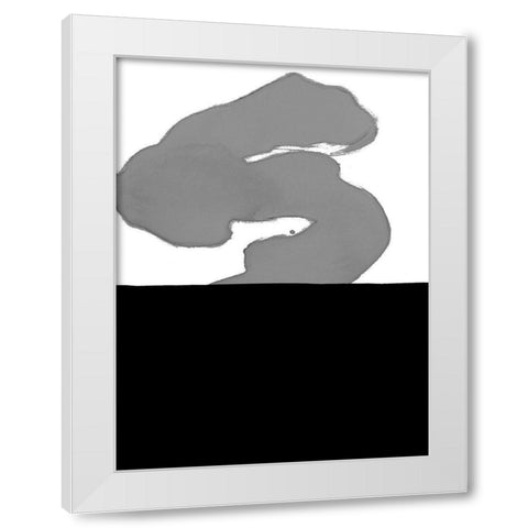Cumulus IV White Modern Wood Framed Art Print by Delamater, Rob