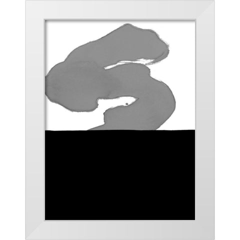 Cumulus IV White Modern Wood Framed Art Print by Delamater, Rob