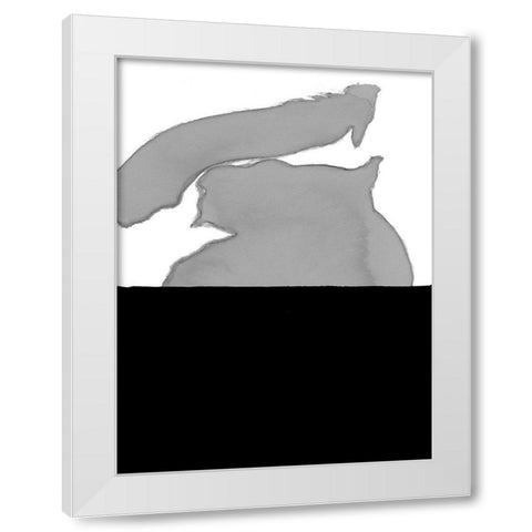 Cumulus VI White Modern Wood Framed Art Print by Delamater, Rob