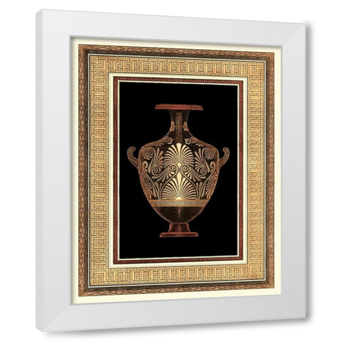 Etruscan Earthenware I White Modern Wood Framed Art Print by Moses, Henry