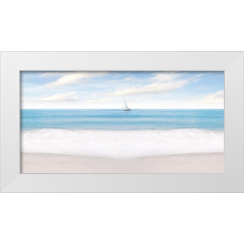Beach Photography IX White Modern Wood Framed Art Print by McLoughlin, James