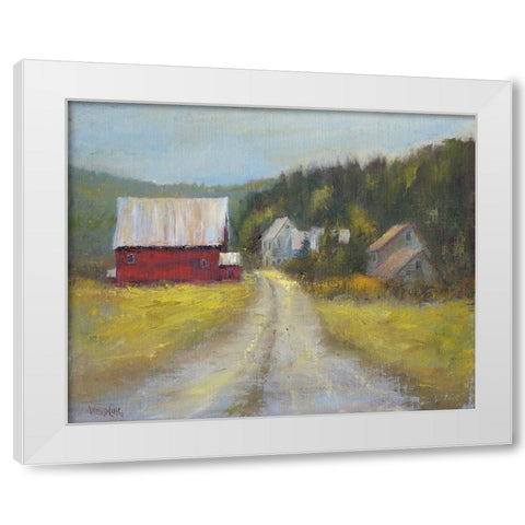 North Country I White Modern Wood Framed Art Print by Wendling, Marilyn
