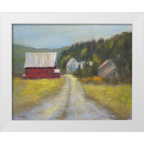 North Country I White Modern Wood Framed Art Print by Wendling, Marilyn