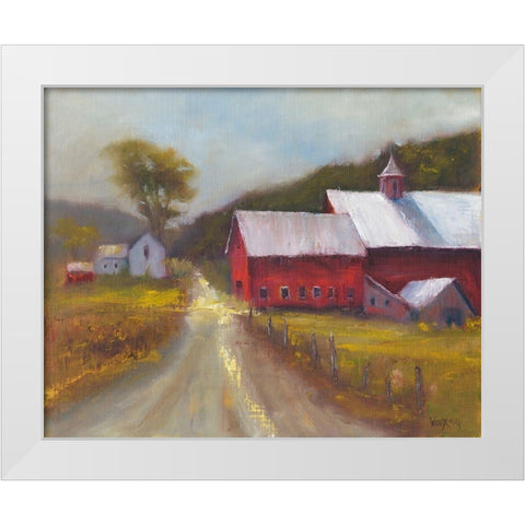 North Country II White Modern Wood Framed Art Print by Wendling, Marilyn